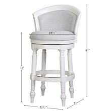Load image into Gallery viewer, Barrel Back Stool With Swivel
