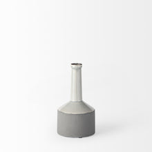 Load image into Gallery viewer, Cylinder Urns Jars (392211) - Gray / White
