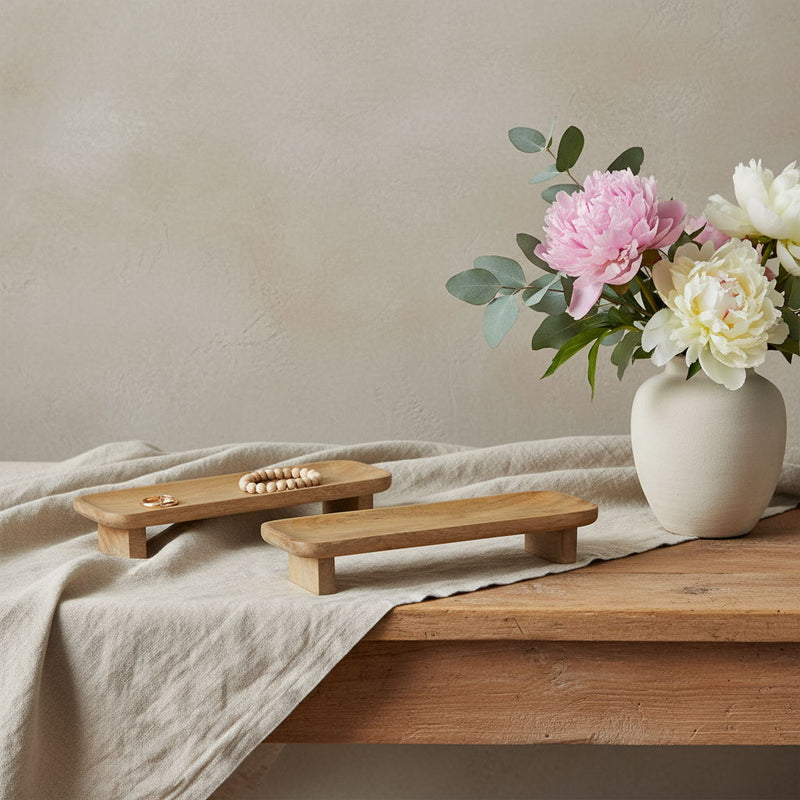 Mango Trinket Dining Room Tray (Set of 2) - Brown