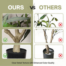 Load image into Gallery viewer, 5Ft Realistic Artificial Eucalyptus Tree In Pot With Lush Leaves For Home Office Decor - Green Leaves
