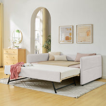 Load image into Gallery viewer, Upholstered Daybed With Pop Up Trundle
