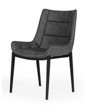 Load image into Gallery viewer, Faux Leather Dining Chairs (Set of 2) - Gray
