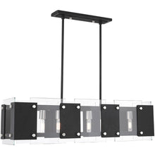 Load image into Gallery viewer, 19" Eight Light Dimmable Chandelier With Shades - Black
