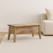 Load image into Gallery viewer, Lid Up Storage Bench - Oak
