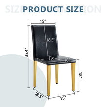 Load image into Gallery viewer, Modern Dining Chairs With Metal Legs
