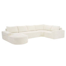 Load image into Gallery viewer, U-Shaped Oversized Modular Cloud Sectional Sofa With Deep Seat For Living Room
