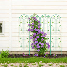 Load image into Gallery viewer, Metal Garden Trellis Rustproof Trellis For Climbing Plant Outdoor Flower Support
