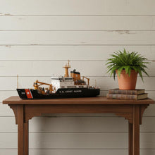 Load image into Gallery viewer, Hand Painted Model Boat (624558) - Black / White
