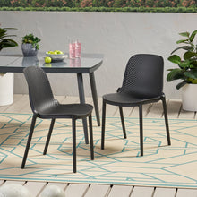 Load image into Gallery viewer, Outdoor Stacking Dining Side Chair (Set of 2)
