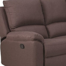 Load image into Gallery viewer, Polyester Blend Reclining U Shaped Three Piece Corner Sectional - Brown
