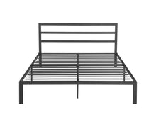 Load image into Gallery viewer, Metal Bed Frame With Headboard

