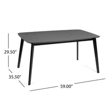 Load image into Gallery viewer, Retro Dining Table With Faux Wood Top
