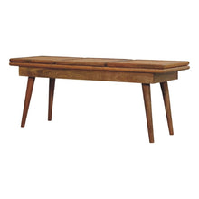 Load image into Gallery viewer, Larissa - Triple Accent Cane Bench - Beige
