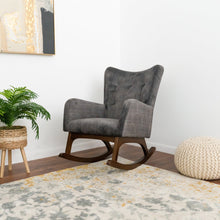 Load image into Gallery viewer, Alistair - Rocking Chair - Brown / Dark Gray
