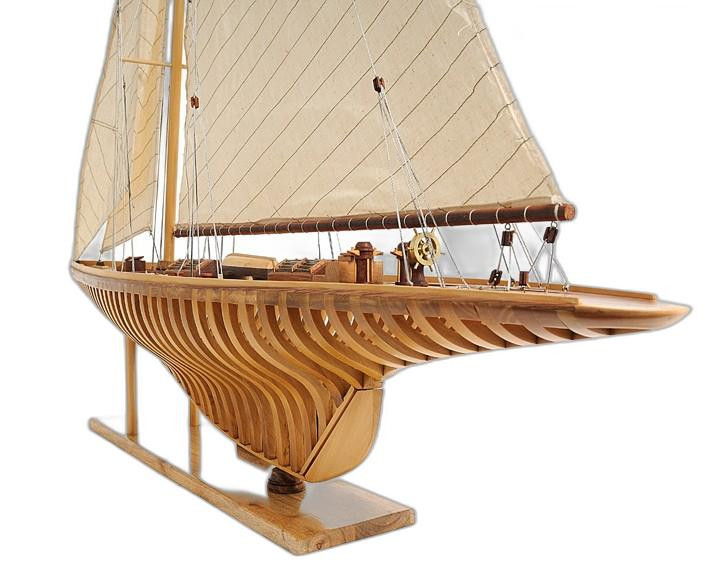 Hand Painted Boat (402004) - Brown