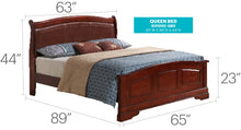 Load image into Gallery viewer, Panel Sleigh Bed Elegantly Crafted
