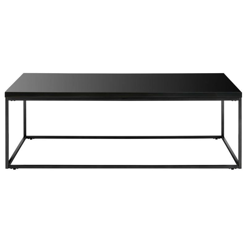 47" Metal Coffee Table - Black
