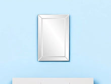 Load image into Gallery viewer, 36" Glass Framed Accent Mirror - Pearl Silver

