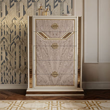 Load image into Gallery viewer, Omari - 5 Drawer Chest - Beige
