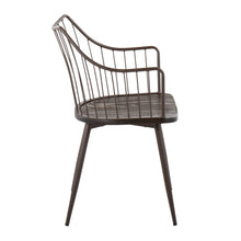 Load image into Gallery viewer, Winston - Farmhouse Style / Dining Chair - Brown / Dark Walnut
