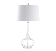 Load image into Gallery viewer, 29" Novelty Table Lamps With Drum Shades (Set of 2) - Clear
