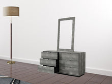 Load image into Gallery viewer, Six Drawer, Double Dresser - Gray
