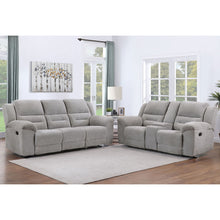 Load image into Gallery viewer, Sebring - 2 Piece Upholstered Reclining Sofa Set With Manual Recline - Gray
