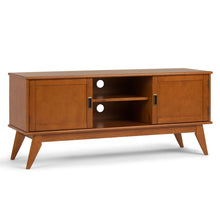 Load image into Gallery viewer, Draper - Handcrafted Mid Century Low TV Media Stand

