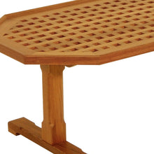 Load image into Gallery viewer, Solid Teak Wood Hexagonal Coffee Table - Brown
