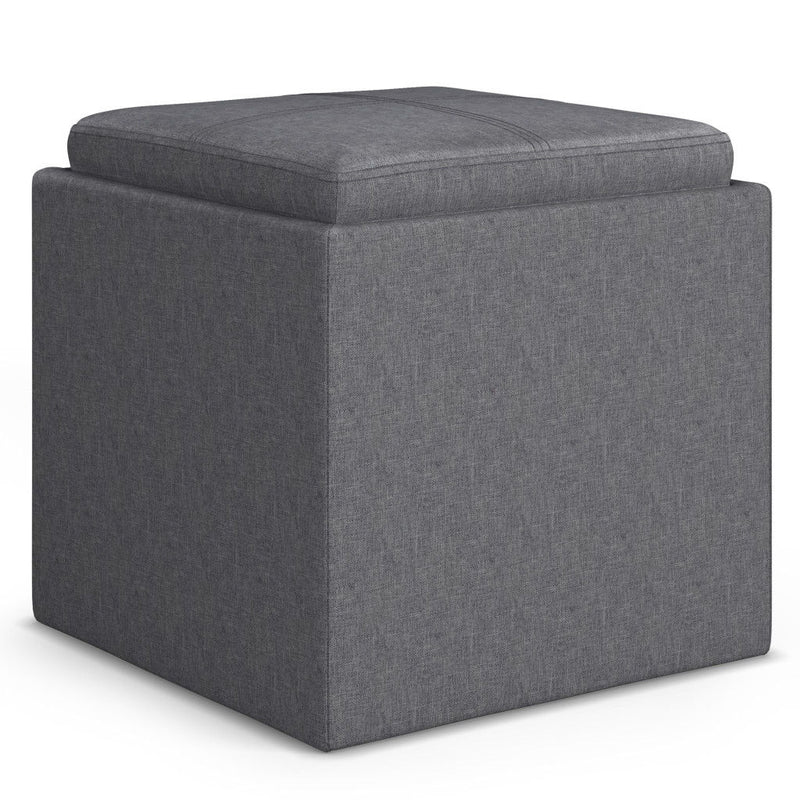 Storage Ottoman - Slate Gray