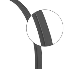 Load image into Gallery viewer, 36" Arch Framed Metal Accent Mirror - Black
