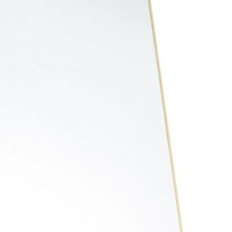63" Metal Freestanding And Wall Mount Framed Full Length Mirror - Gold