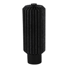 Load image into Gallery viewer, 16" Geometric Table Lamp LED With Cylinder Shade - Black

