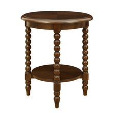 Load image into Gallery viewer, Philippe - Round End Table With Shelf - Brown
