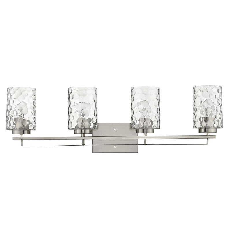 Livvy 4-Light Satin Vanity - Nickel