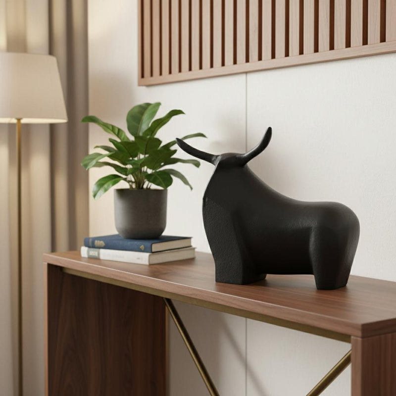Bull Tabletop Sculpture (608727) - Black