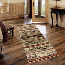 Load image into Gallery viewer, Nature's Nest - 5'3" X 7'3" Lodge Area Rug - Multi / Cream

