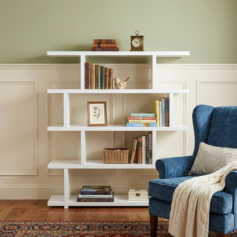 Five Tier Bookcase (517714) - White