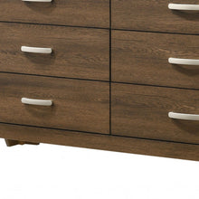 Load image into Gallery viewer, Six Drawer Wooden Double Dresser - Brown
