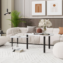 Load image into Gallery viewer, 360 Degree Rotatable Coffee Table With Solid Legs
