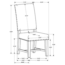 Load image into Gallery viewer, Upholstered Side Chair With Nailhead Accents (Set of 2) - Beige
