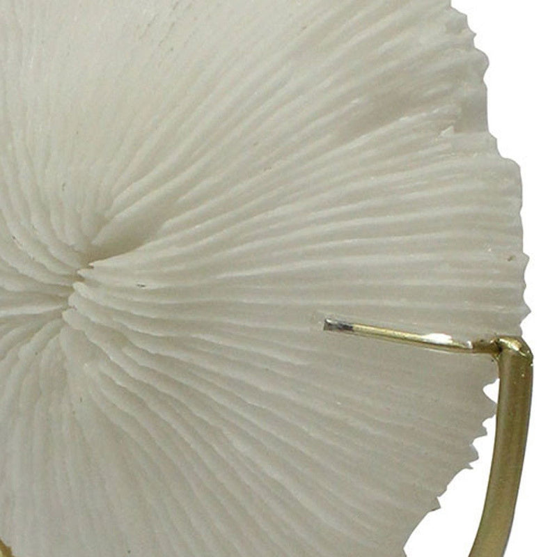 Marble Tabletop Sculpture (574064) - White / Gold