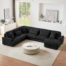 Load image into Gallery viewer, Oversized Sectional Sofa U - Shaped Sofa Couch Modern Sofa Upholstered In Soft With A Chaise Lounge For Living Room

