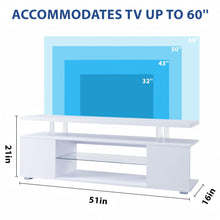 Load image into Gallery viewer, TV Stant With LED And Large Side Cabinet
