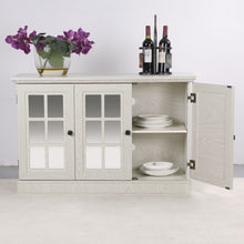 Load image into Gallery viewer, Storage Cabinet With 3 Mirrored Acrylic Doors, Adjustable Shelves
