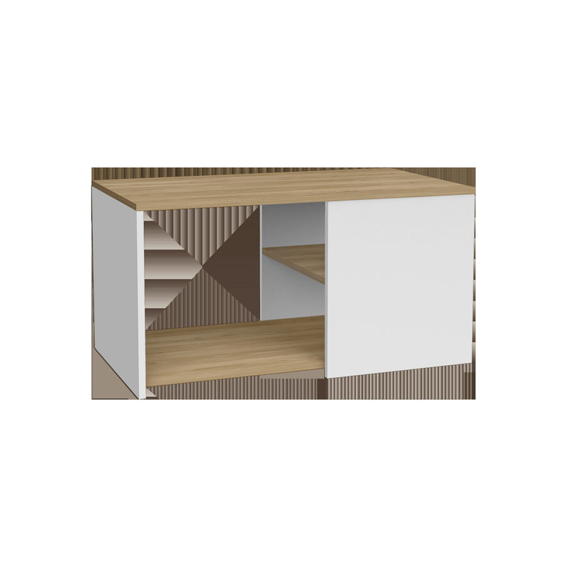 Pedestal Coffee Table (734176) - White