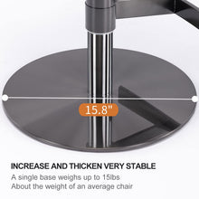 Load image into Gallery viewer, Titanium Stainless Steel Bar Stool, Grade Modern Bar Chair With Backrest, Swivel Adjustable Height For Kitchen Counter And Dining Room
