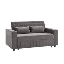 Load image into Gallery viewer, Pull-Out Sofa Bed Convertible Couch With Adjustable Backrest For Living Room
