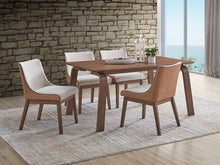 Load image into Gallery viewer, Ginny - 5 Piece With Side Chairs Dining Room Set - Walnut
