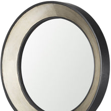 Load image into Gallery viewer, 22" Round Framed Accent Mirror - Champagne / Dark Brown
